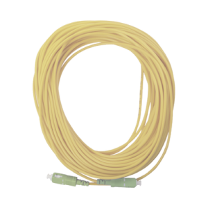 Jumper de Fibra Óptica Simplex, Monomodo, con Conectores SC/APC-SC/APC, 20 metros