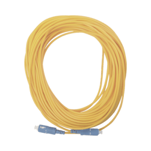 Jumper de Fibra Óptica Simplex, Monomodo, con Conectores SC/UPC-SC/UPC, de 20 Metros