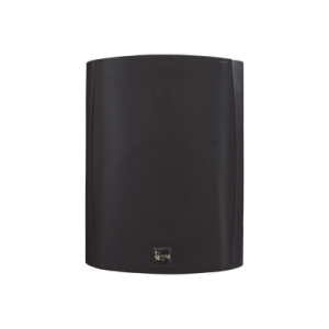 Altavoz de 2 vías para exteriores de 70V / 100V, woofer de 6.5 in, tweeter de cúpula suave de seda de 1in, negro.