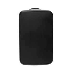 Altavoz de montaje Color Negro en superficie exterior de 2 vías, woofer de polietileno inyectado de 6.5 in, tweeter de 1in, 8 Ohms