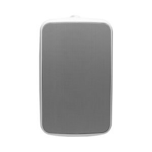 Altavoz de montaje Color Blanco en superficie exterior de 2 vías, woofer de polietileno inyectado de 6.5 in, tweeter de 1in, 8 Ohms