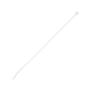 Cincho de Naylon 6.6, Color Natural, 290 mm (11.4in) de largo, sección transversal intermedia, Paquete de 100 piezas