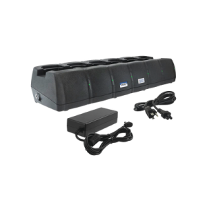 Cargador rápido de 6 cavidades de escritorio para radio ICOM ICM25