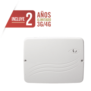 Panel de Alarma Cloud Híbrido 4G LTE / 8 Zonas Cableadas, 32 Inalámbricas / INCLUYE 2 AÑOS 3G/4GLTE ILIMITADOS / Programación 100% vía WEB / ALTA SEGURIDAD
