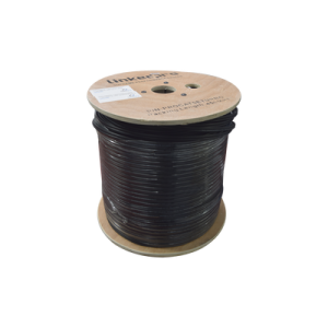 Bobina de cable de 450 m ( 1,476 ft ) compuesto por 2 pares de cable UTP 5e , blindado + 1 par calibre 16 LDPE. Uso en Intemperie