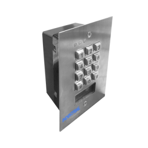 Teclado Exterior/Interior Antivandálico, 3 Relevadores, Salida Wiegand, 1200 Usuarios, Lector de Proximidad, Empotrable