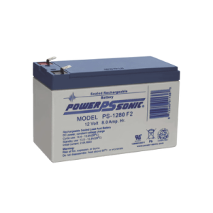 Batería de Respaldo UL de 12V 8AH / Ideal para Sistemas de Detección de Incendio / Control de Acceso / Intrusión / Videovigilancia / Terminales Tipo F2