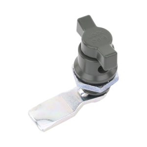 Cerradura de Medio Giro para Gabinetes Línea PST (Acero). Cuenta con Opción para Instalar Candado (no incluido).