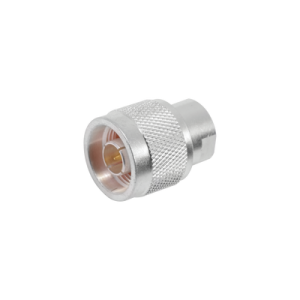 Adaptador UNIDAPT Hembra a N Macho. Plata-Oro-Teflón.