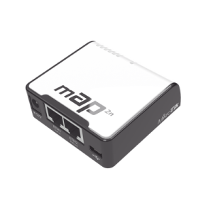 (mAP 2n) 2 Puertos Fast Ethernet, 1 Puerto MicroUSB, WiFi 2.4 GHz 802.11 b/g/n