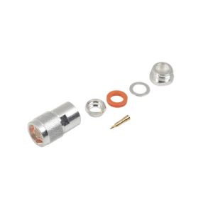 Conector N Macho de Rosca para Cables 9913, RFLASH-1113, 7810A, RG8/U-SYS, CNT-400, 8214, Plata/Oro/Teflón.