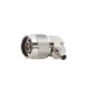 Conector N Macho en A/R de Anillo Plegable para Cables RG-8/X, LMR-240, Níquel/ Oro/ Teflón.