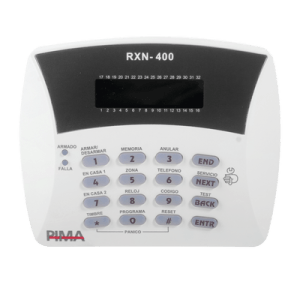 Teclado alfanumérico de 32 caracteres programador PIMA