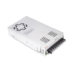 Fuente de poder industrial de CD, 24 Volts, 12,5 A., 320 Watt, con gabinete.