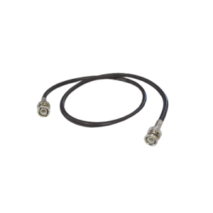 Cable Coaxial RG-59U-SYS-COBRE (30 cm) Cinta Poliester, 40% Malla-Aluminio, BNC Macho-BNC Macho.