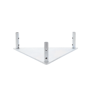 Base Triangular para Tramo STZ45 Galvanizado Electrolítico.
