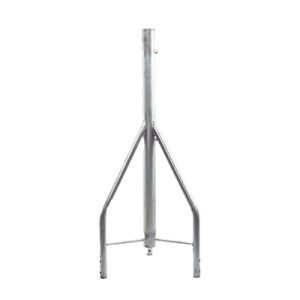 Tramo de Remate / Copete, tubo industrial 1 1/4" con tubo central 2 3/8", galvanizado por electrólisis.