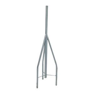 Tramo de Remate / Copete, tubo industrial 1 1/4" con tubo central 2 3/8" (Ced. 40), galvanizado por inmersión en caliente.