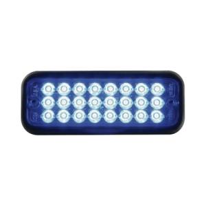 LUZ DE MONTAJE EN SUPERFICIE CON BISEL DE CAUCHO - ROJO