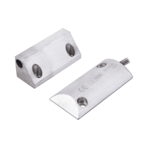 Contacto Magnético para Piso, Salida Dual NC/NA, GAP 75mm, Cubierta de Aluminio con 55cm de Cable Blindado
