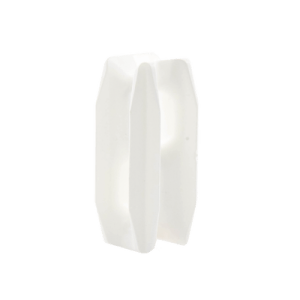 Aislador Blanco para postes de esquina de alta Resistencia con Anti UV de uso en cercos eléctricos