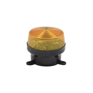 Mini estrobo color Amber con montaje de pestaña.