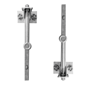 Par de Herrajes para sujeción de línea de vida para STZ90G.