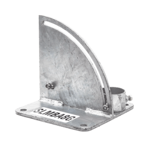 Base para Mástil con Ajuste de Ángulo. Diámetros de Mastil: 1" a 2"