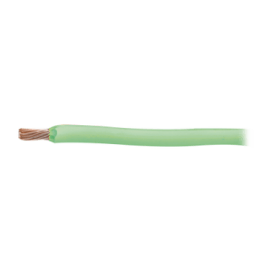 Cable 8 awg color verde,Conductor de cobre suave cableado. Aislamiento de PVC, autoextinguible. (Venta por Metro)