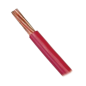 Cable Eléctrico 8 awg color rojo,Conductor de cobre suave cableado. Aislamiento de PVC, auto extinguible. BOBINA 100 MTS
