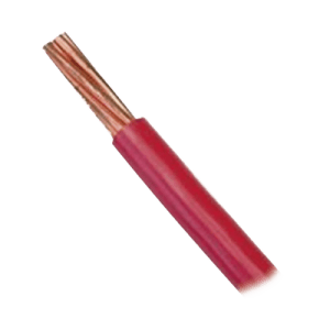 Cable Eléctrico de Cobre Recubierto THW-LS Calibre 14 AWG 19 Hilos Color Rojo (100 metro)