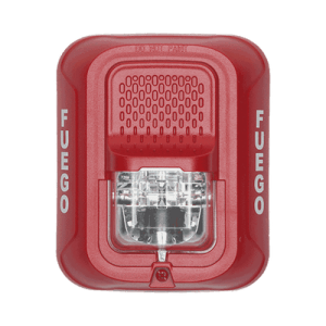 Lámpara Estroboscópica para Montaje en Pared, Color Rojo, Nivel de Candelas Seleccionable, Nuevo Diseño Moderno y Elegante y Menor Consumo de Corriente