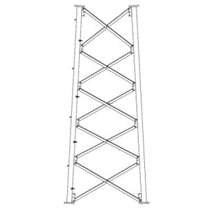 Sección 7 Base para Torre Autosoportada línea SSV (Código de Fábrica: 7N165)