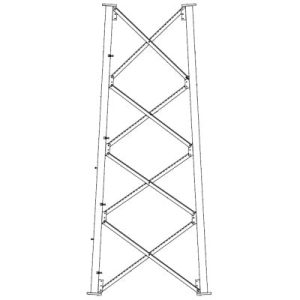 Sección 8 Base para Torre Autosoportada línea SSV (Código de Fábrica: 8N106)