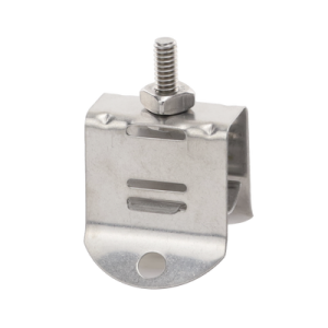 Sujetador de doble click para cable coaxial de 1/2 paquete de 10 piezas.