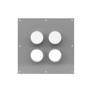 Placa Pasamuros Con Capacidad de 4 Botas de 4"