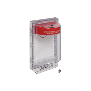 Stopper II® de Policarbonato Super Resistente / sin Sirena / Montaje a Ras / Español