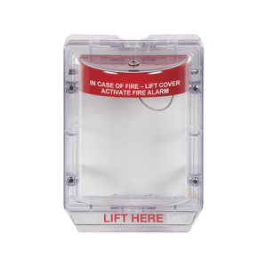 Protector para Estación de Jalón, con Espaciador, Texto en Ingles