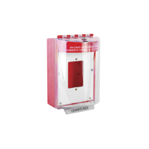 Cubierta Universal con Espaciador y Placa de Montaje, Texto de Incendio en Español