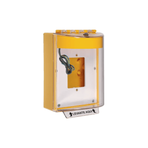 Cubierta Universal con Sirena, Rele y Espaciador / Sin Texto / Amarillo