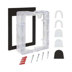 Espaciador de conducto transparente con juntas, para la serie Stopper II®Espaciador de conducto transparente con juntas, para la serie Stopper II®