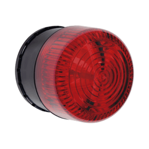 Alarma de Una Zona para Uso en Exterior, Notificación Audible y Visible, Color Rojo