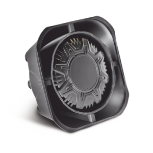 Bocina Compacta de uso rudo, 100 Watts de Potencia, Ideal para vehículos de encubierto, 8 Ohms de Impedancia