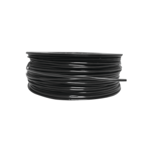 Bobina de 152 Metros de Cable Detector de Calor, Temperatura Fija 235° C, Recubrimiento de Nylon Negro para Aplicaciones en Exterior, con Guía Acerada