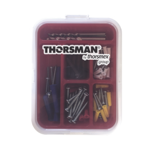 Kit para Sistemas de Fijación en Concreto, Taquetes con doble expansión y guía incluida para fácil instalación (104 piezas)