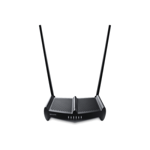 Router Inalámbrico de Alta Potencia, 2.4 GHz, 300 Mbps, 2 antenas externas omnidireccional 9 dBi, 4 Puertos LAN 10/100 Mbps, 1 Puerto WAN 10/100 Mbps, control de ancho de banda