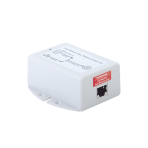 Inyector POE para Aplicación Solar, Entrada 9-36 Vcd, Salida Pasivo en 24 Vcd 10/100/1000 Mbps, Hasta 19 Watts