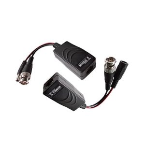 Kit de transceptores activos TURBO HD. Convierte 36/24 Vcd a 12 Vcd regulados, a través de cable  UTP Cat5e / 6. Transmision de 200 m en 3K