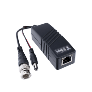 (TRANSCEPTOR) TRANSMISOR ACTIVO para Kits KITTT4PVTURBOX, KITTT8PVTURBOX, KITTT16PVTURBOX y KIT-TT16PVTURBOX-RX / Regula el voltaje de 36 VCD a 12VCD / HD-TVI/CVI/AHD/CVBS / Se instala del lado de la cámara.