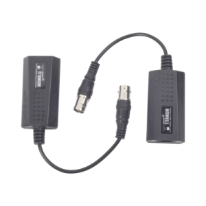 Kit EXTENSOR IP por cable CABLE COAXIAL para distancias de HASTA 200 m /REUTILIZA EL CABLEADO EXISTENTE PARA CONECTAR CÁMARAS IP / No Requiere Energía / Transmisión en Tiempo Real / Protección Contra Sobretensiones Incorporada.